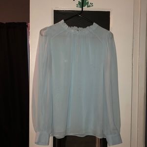 Light blue blouse